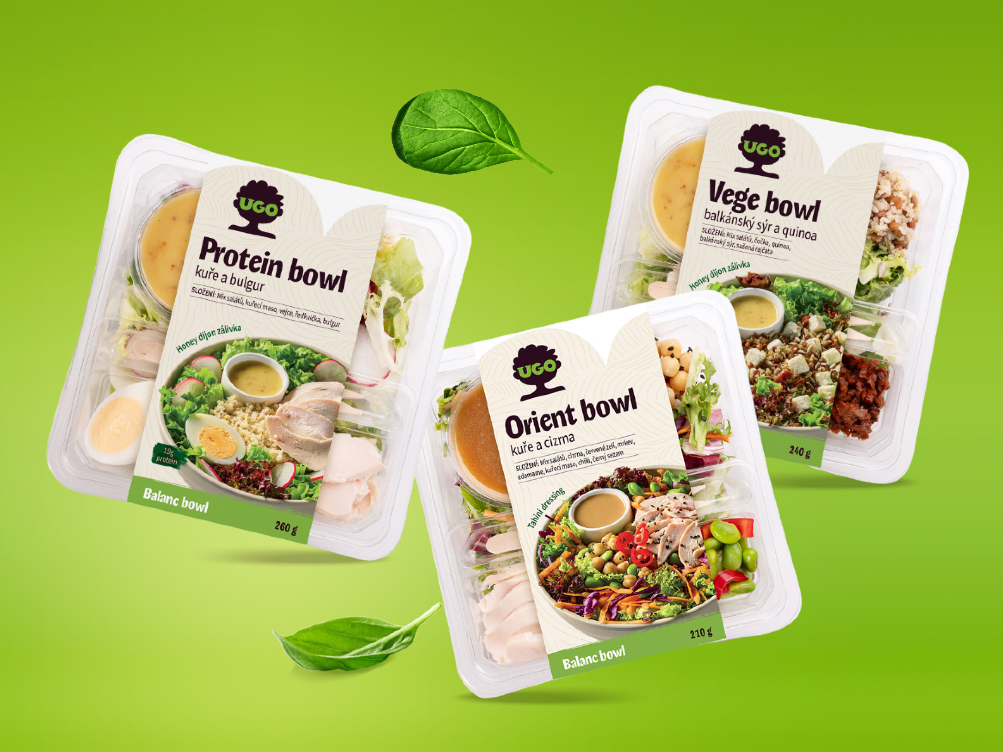 Nov&eacute; balen&eacute; UGO bowls